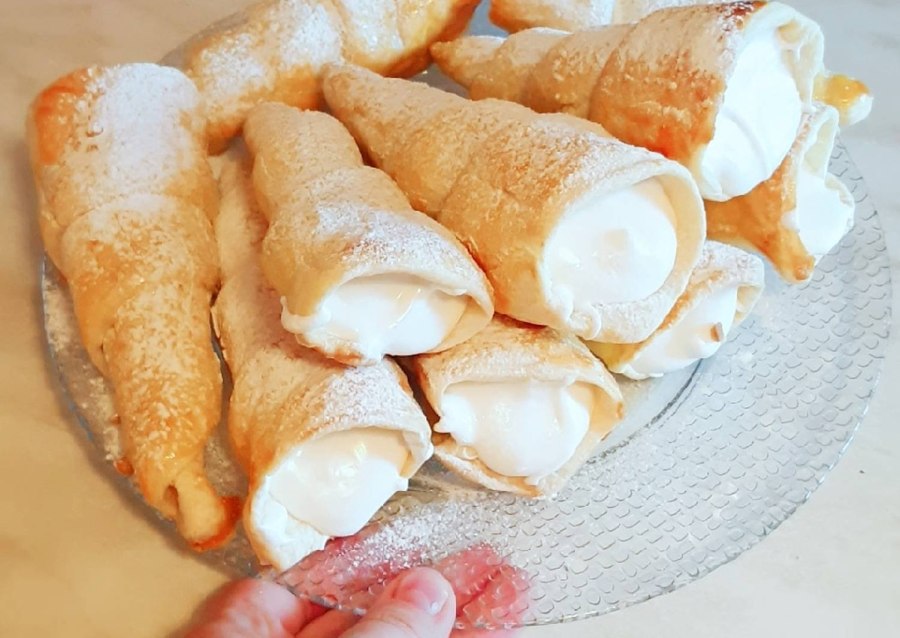 Трубочки со сгущенкой