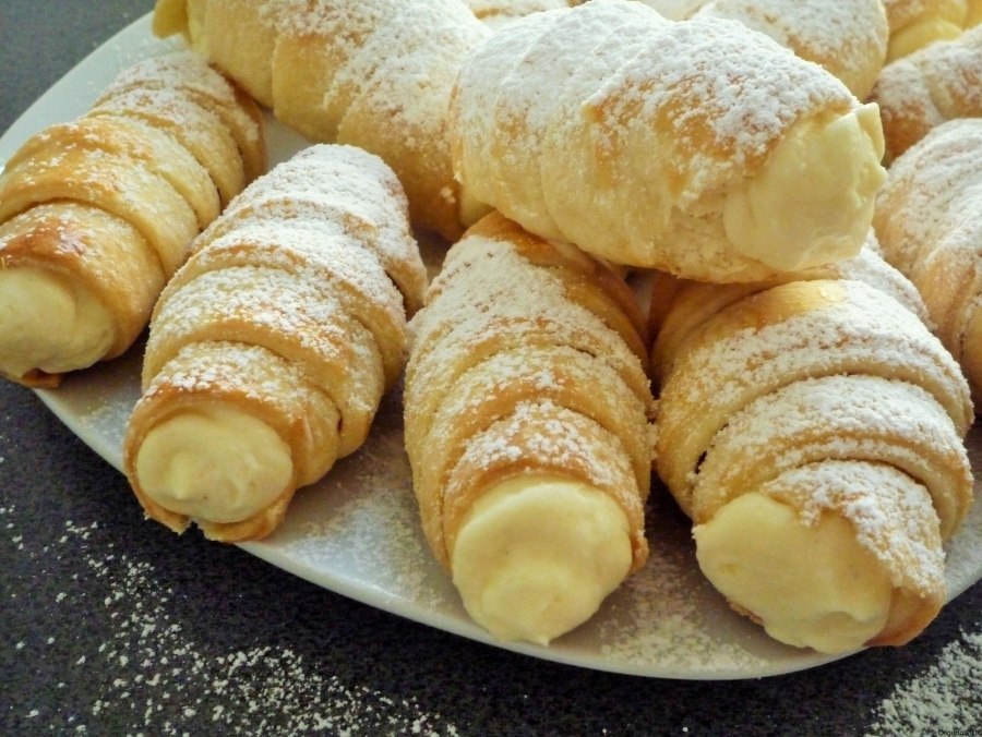 Трубочки со сгущенкой