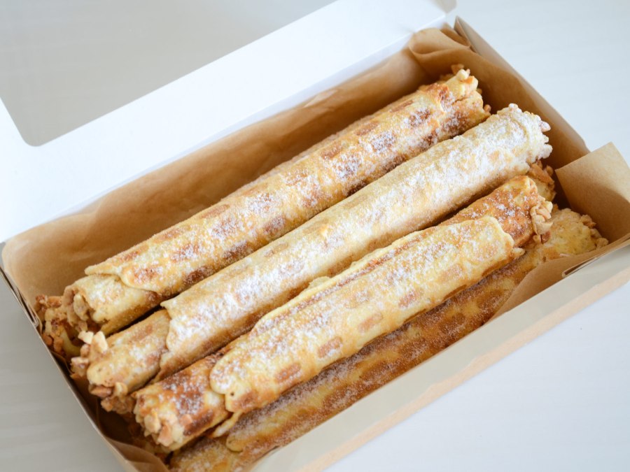 Трубочки с кремом