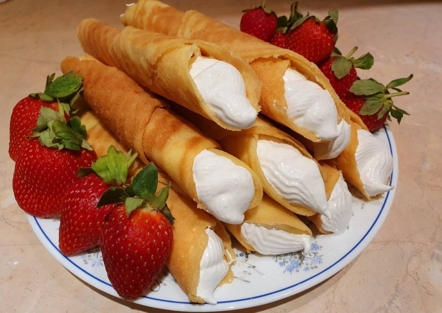 Вафельные трубочки Славянка