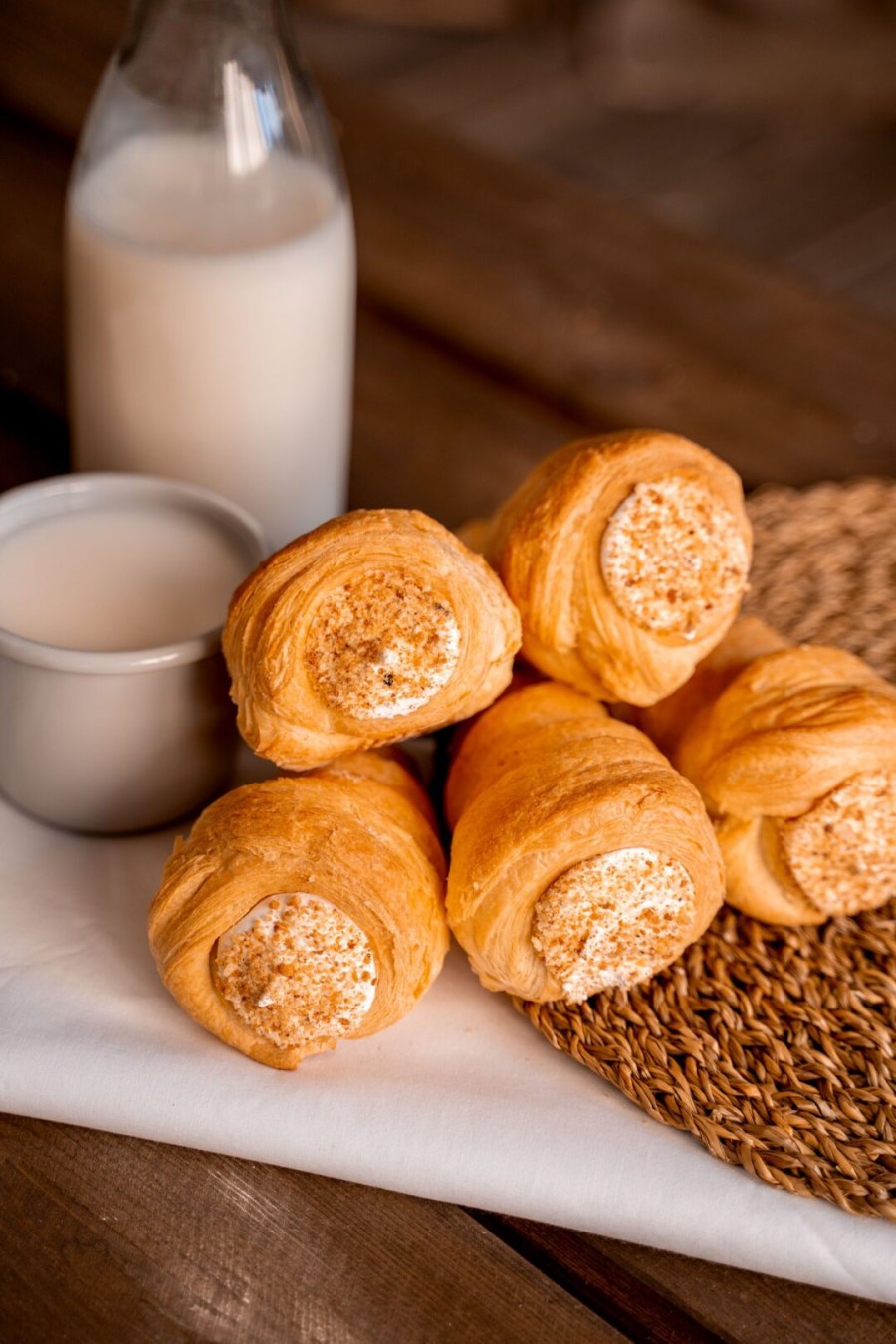 Трубочки с кремом