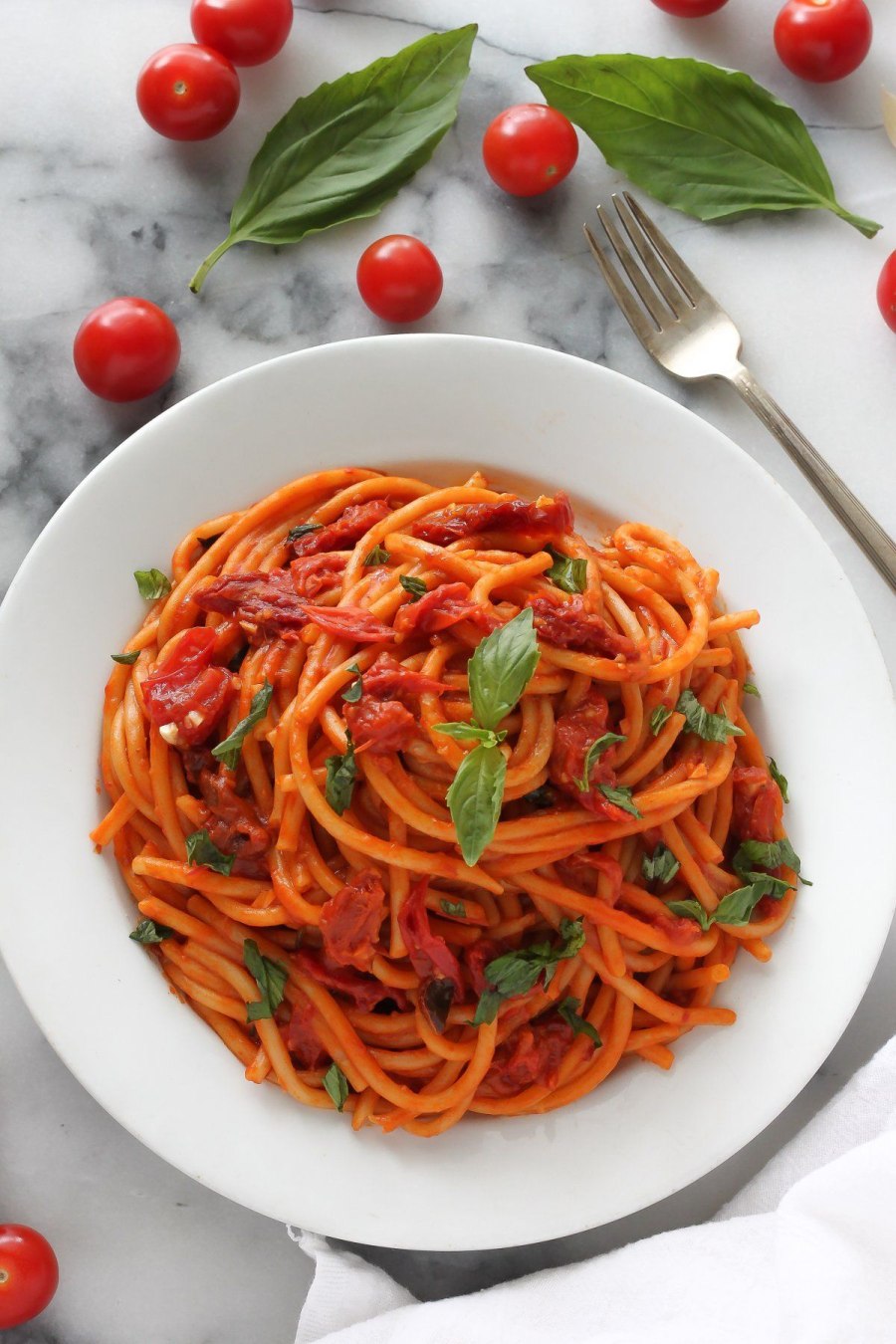 Паста с базиликом