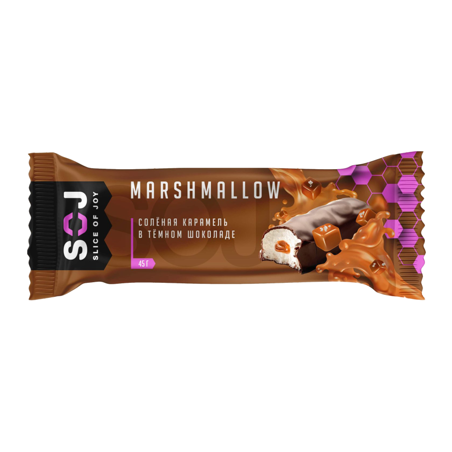 Кокосовый батончик с карамелью