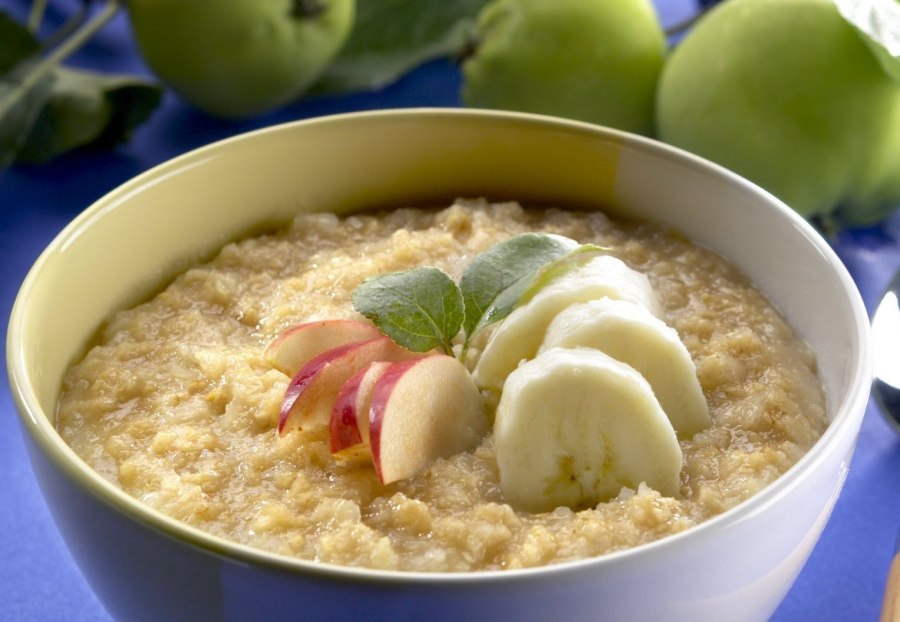 100 Грамм овсянки на молоке