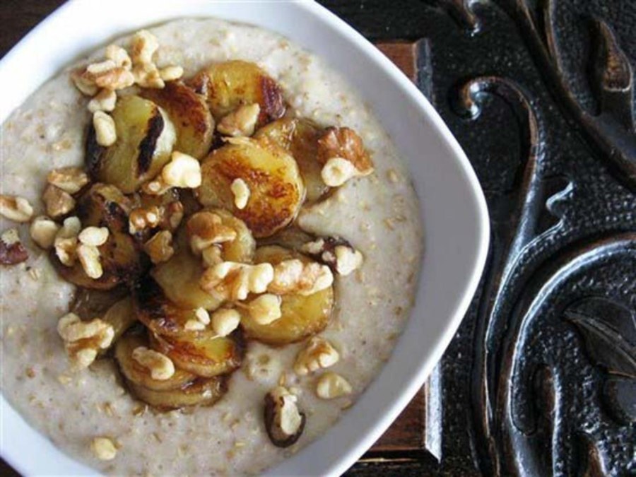 Каша с бананом