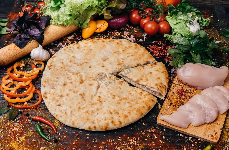 Осетинские пироги с яблоками