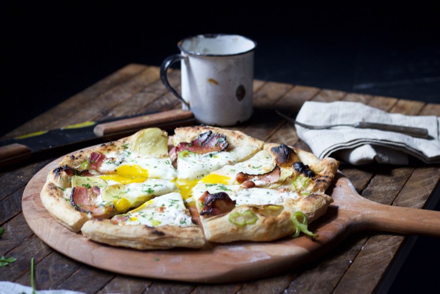 Пицца на завтрак