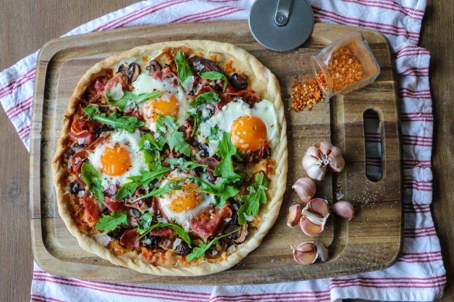 Пицца на завтрак