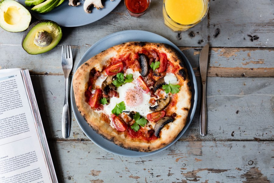 Пицца на завтрак