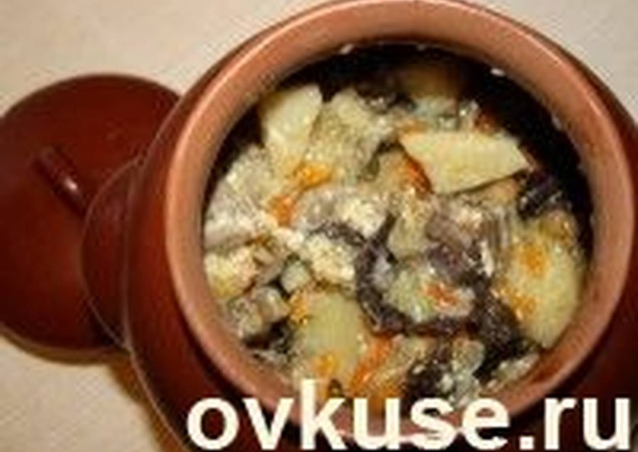 Деруны в горшочках