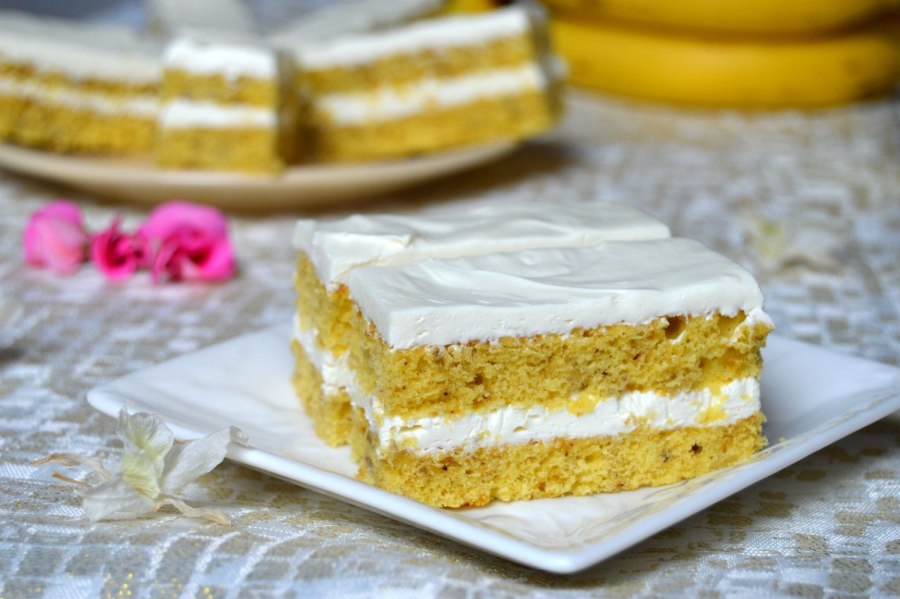 Лимонно кокосовый торт