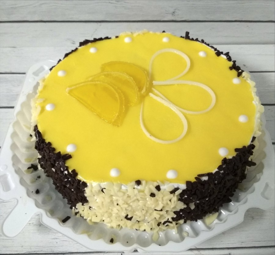 Торт лимонник бисквитный