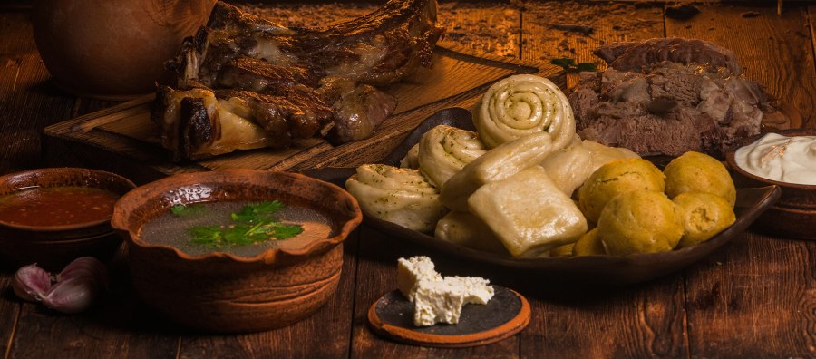 Национальная кухня Дагестана хинкал