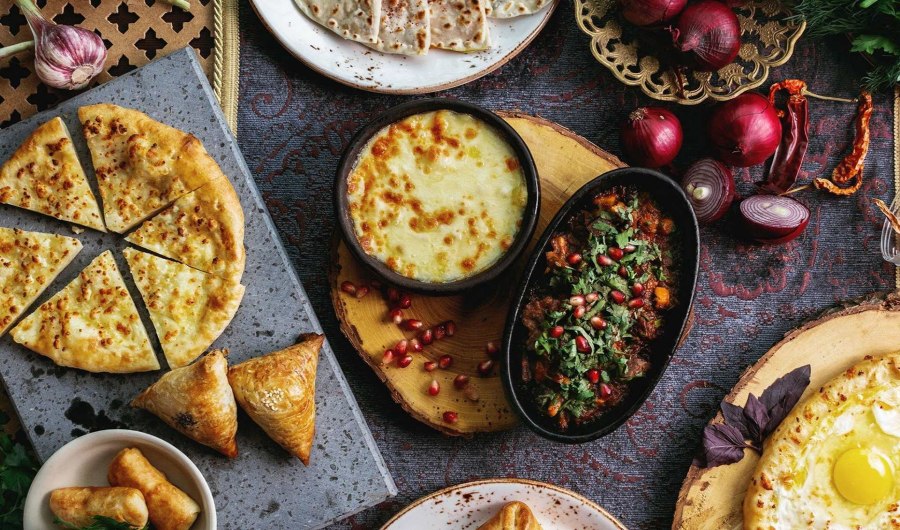 Хинкали хачапури шашлык Грузия