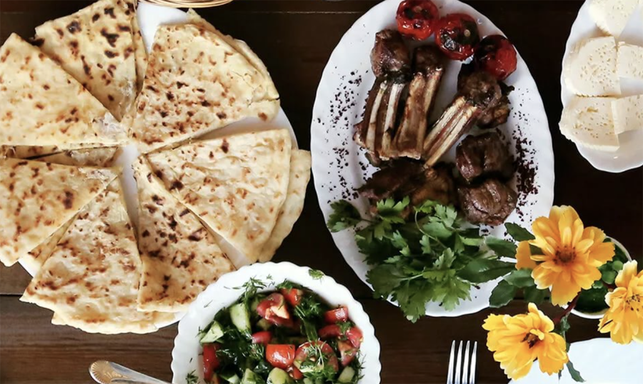 Северная Осетия застолье