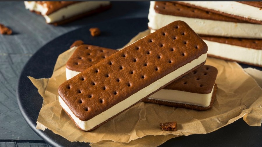 Бутерброд с мороженым