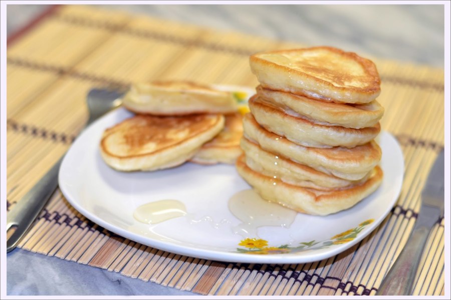 Оладьи на молоке