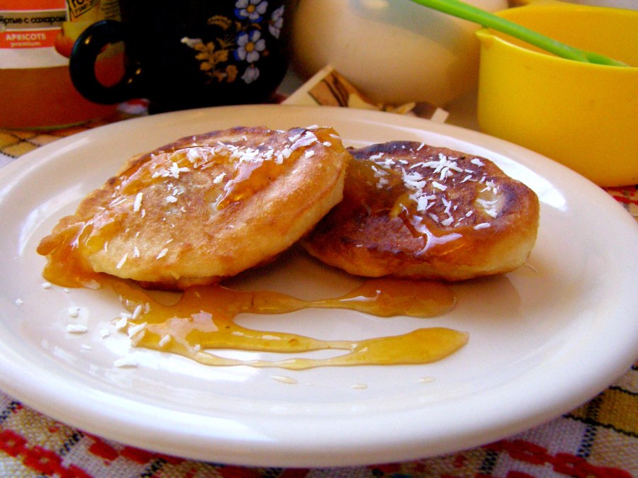 Оладьи со сметаной