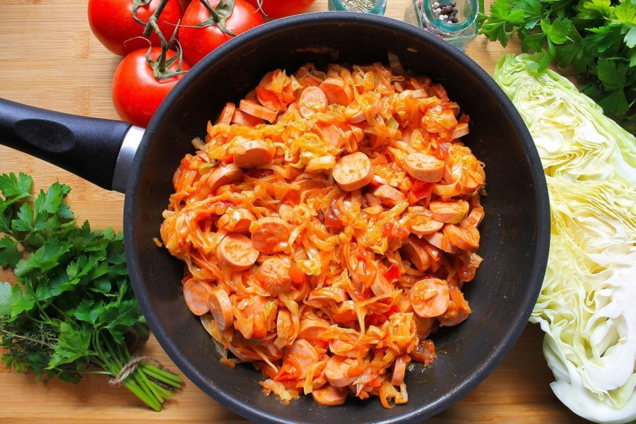 Солянка с капустой