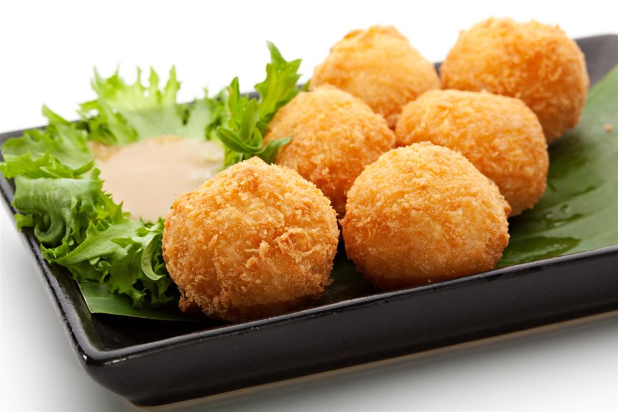 Рисовые шарики с сыром