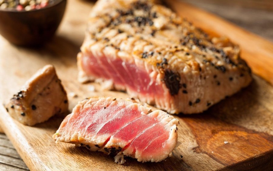 Филе тунца стейки