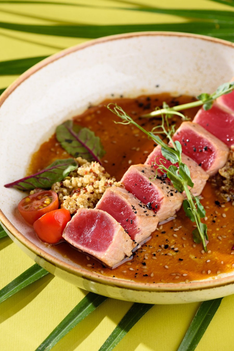 Тунец на гриле