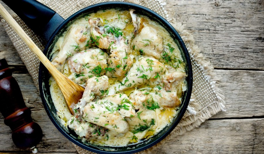 Грузинская курица Чкмерули