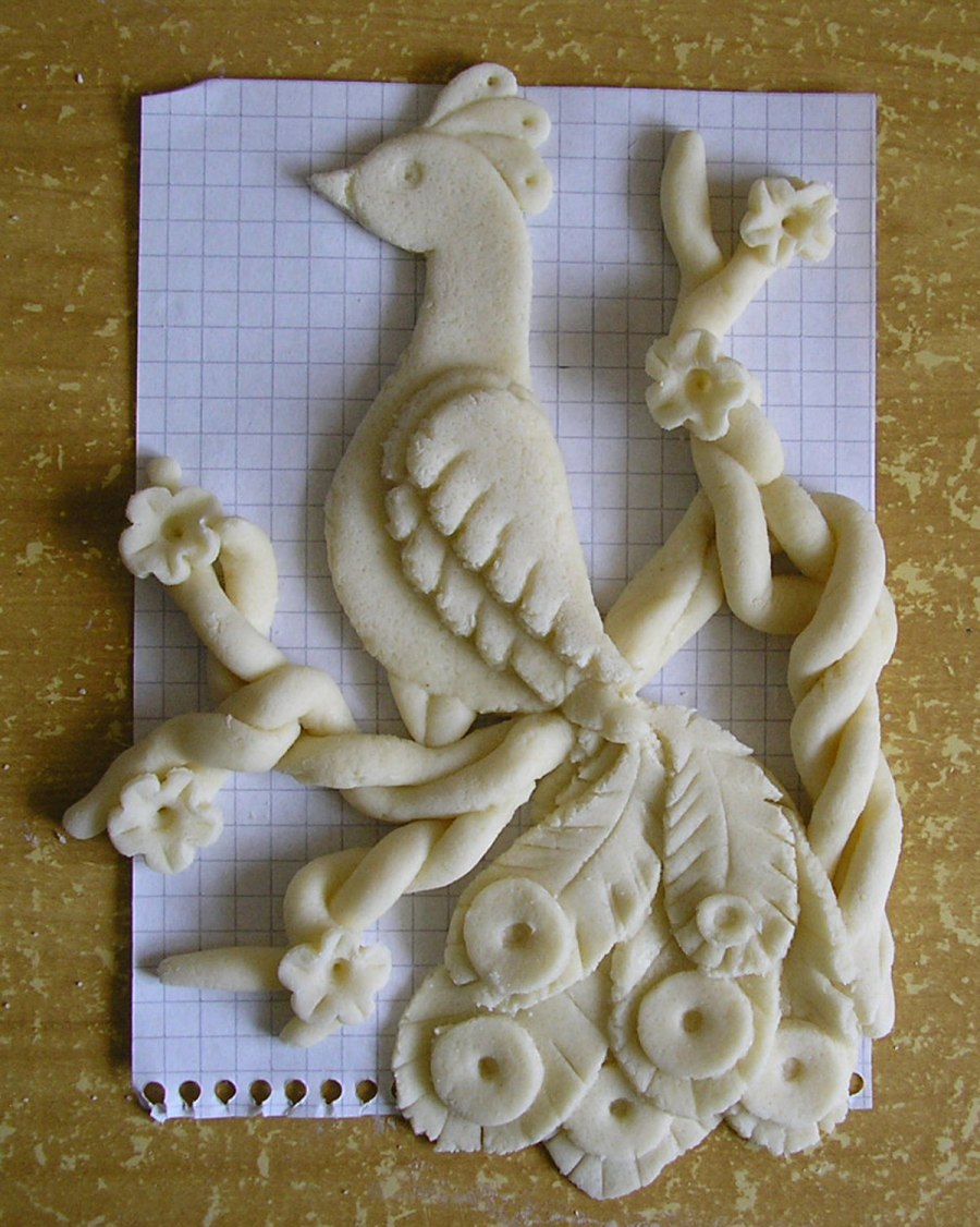 Уточка из соленого теста