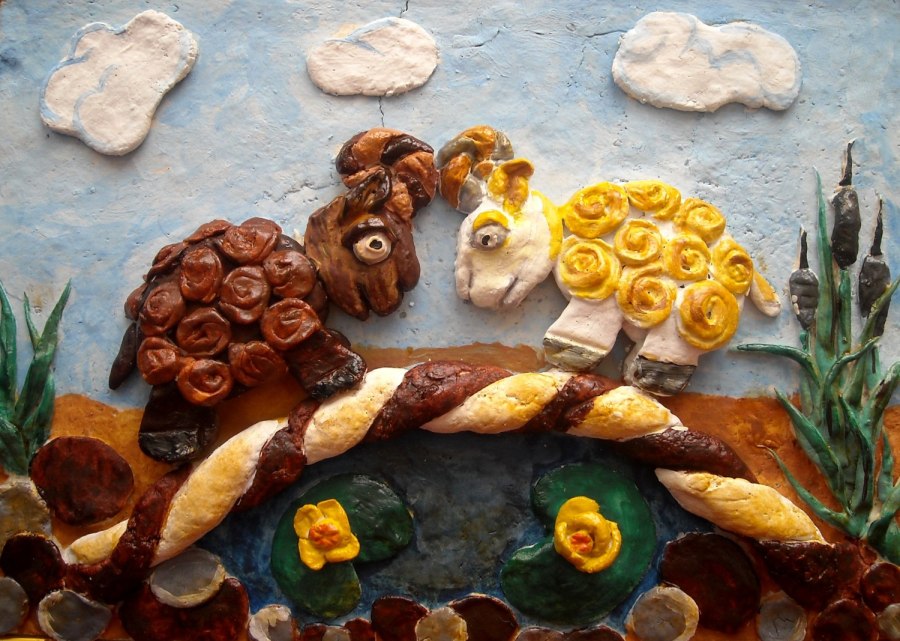 Белочка из пластилина для детей