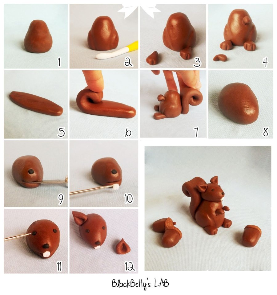 Кулон из полимерной глины