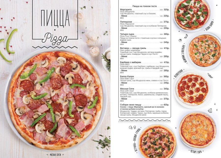 Последовательность приготовления пиццы