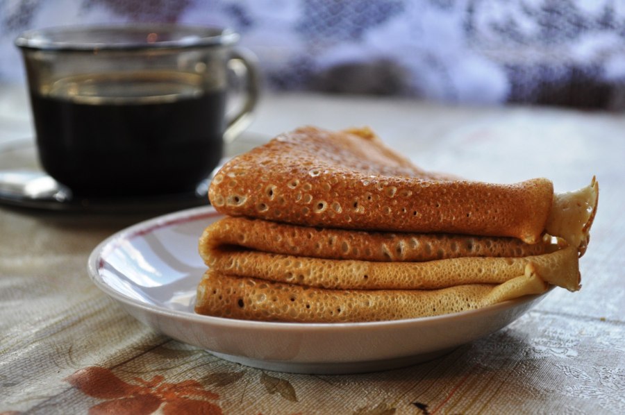 Блины без масла на сковороде