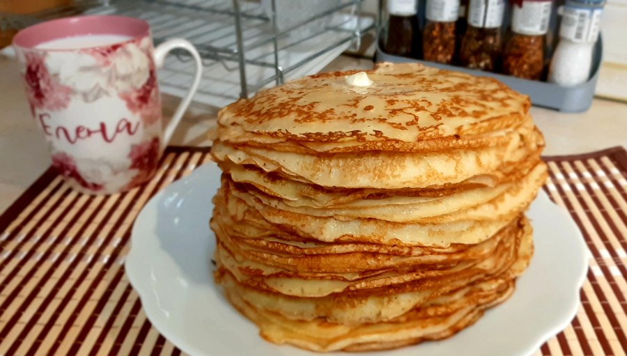 Блины на дрожжах фото