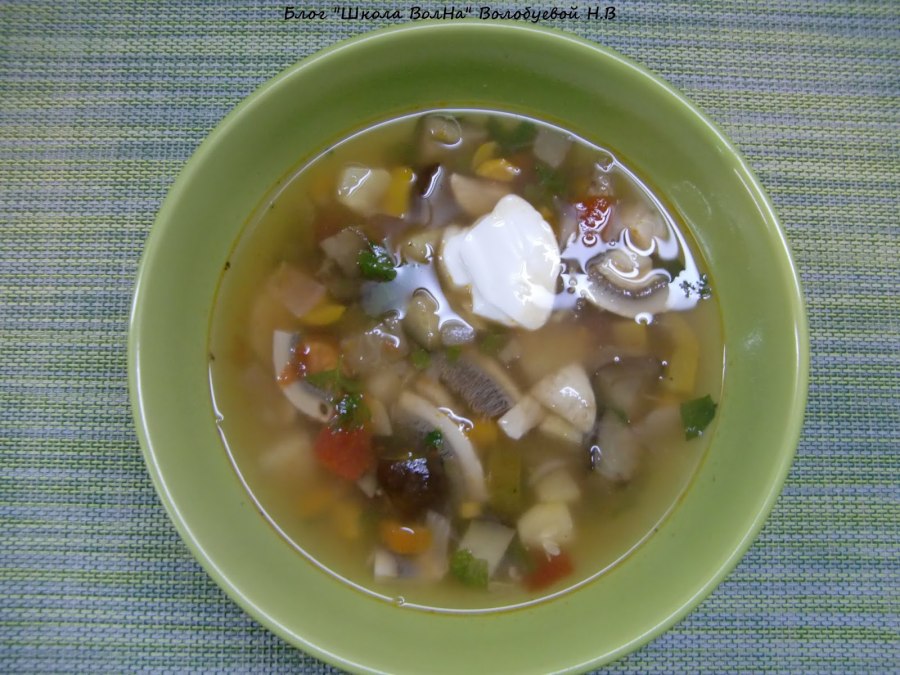 Грибной крем-суп Campbell