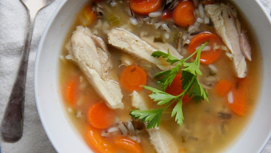 Суп с шампиньонами в мультиварке