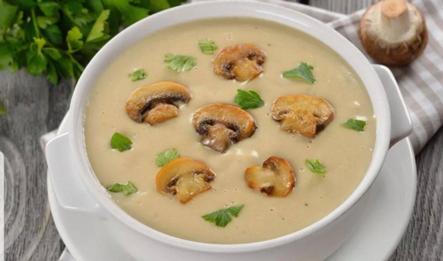 Куриный суп с грибами