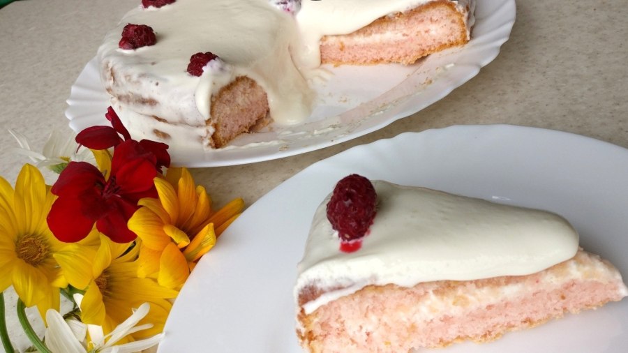 Пирог-губка на киселе