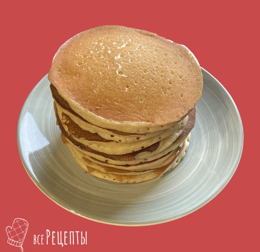 Pancakes with Ham and Cheese