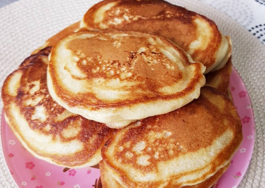 Оладушки на кефире с яйцом