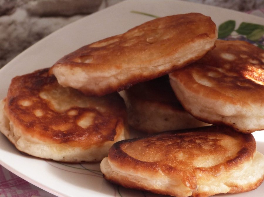 Пышные оладушки намкфире