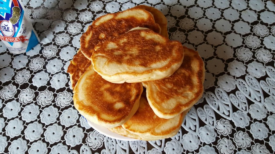 Заварные оладушки