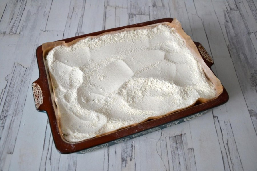 Сухой яблочный пирог