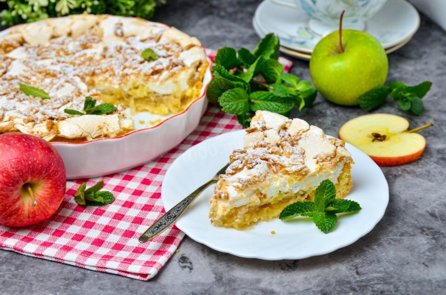 Польский яблочный пирог рецепт с фото пошагово