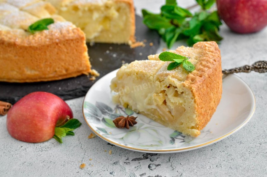 Лионский яблочный пирог