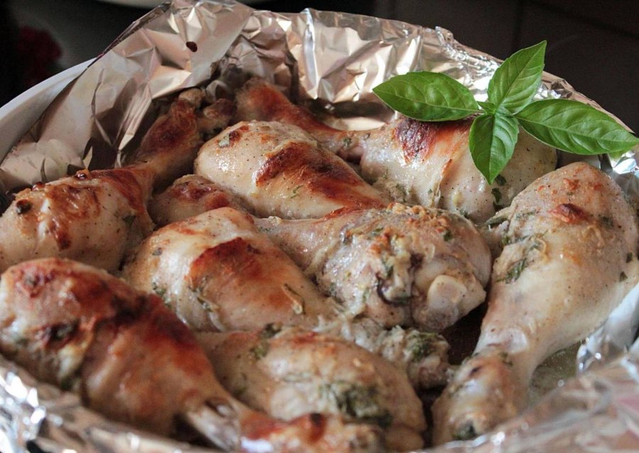 Шашлык из курицы на мангале