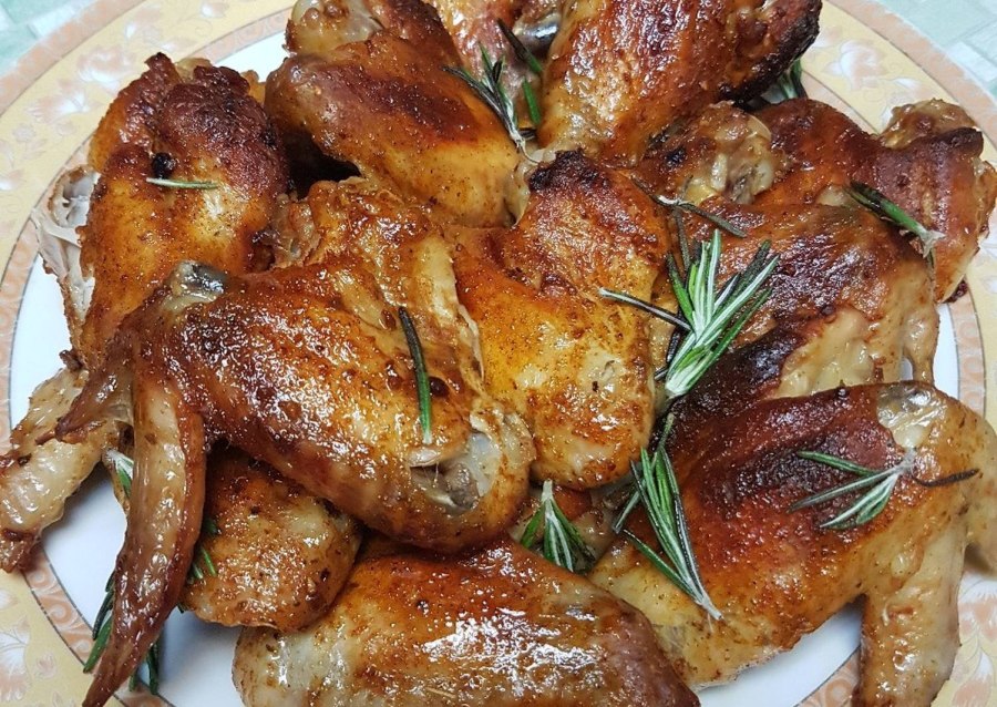 Куриные крылышки на мангале