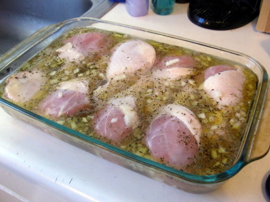 Курица с апельсинами