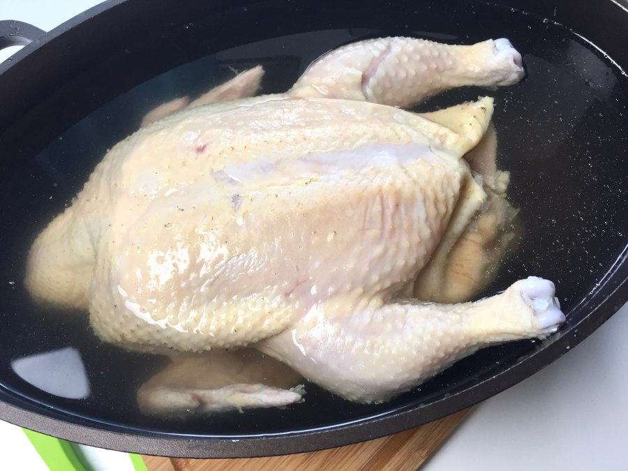 Курица на противне в духовке