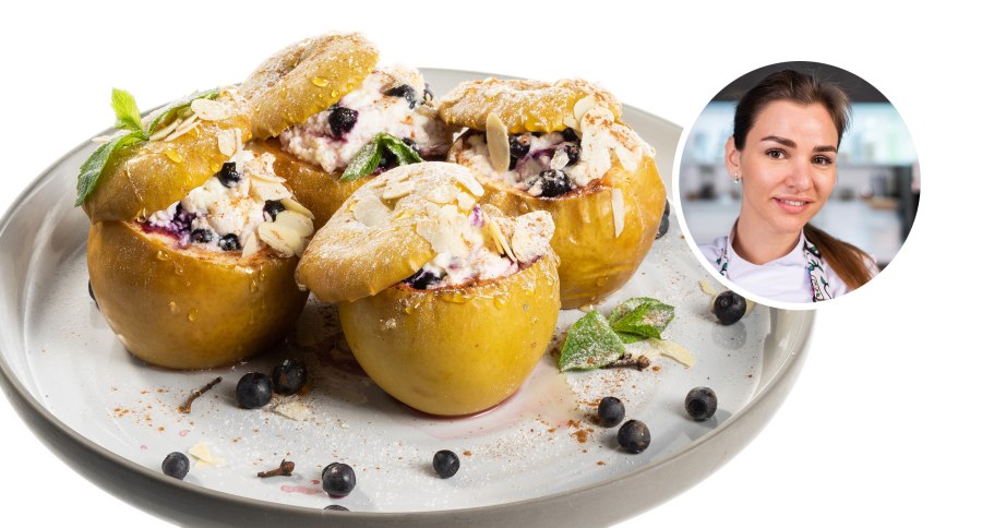 Яблоко печеное ресторан