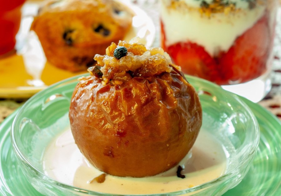 Печёные яблоки в духовке с мёдом